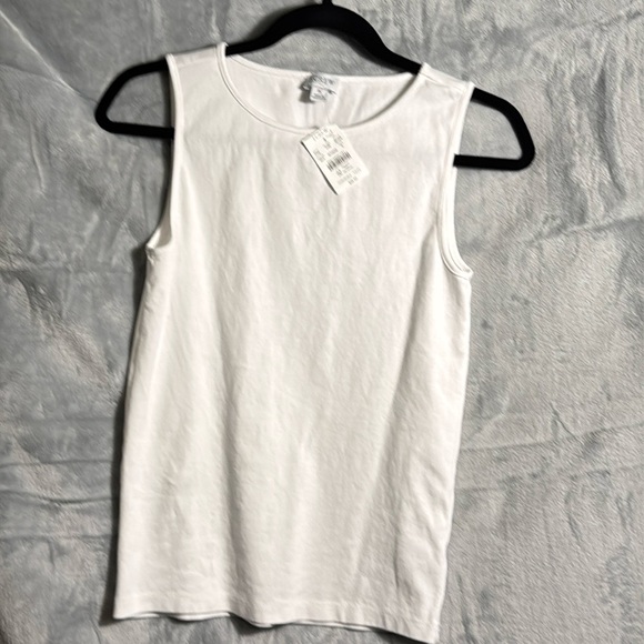 J. Crew tank top women’s white size small - Picture 1 of 6
